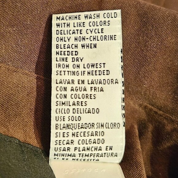 Sag Harbor Dark Brown Jacket or Top - Size 10 - Picture 5 of 6